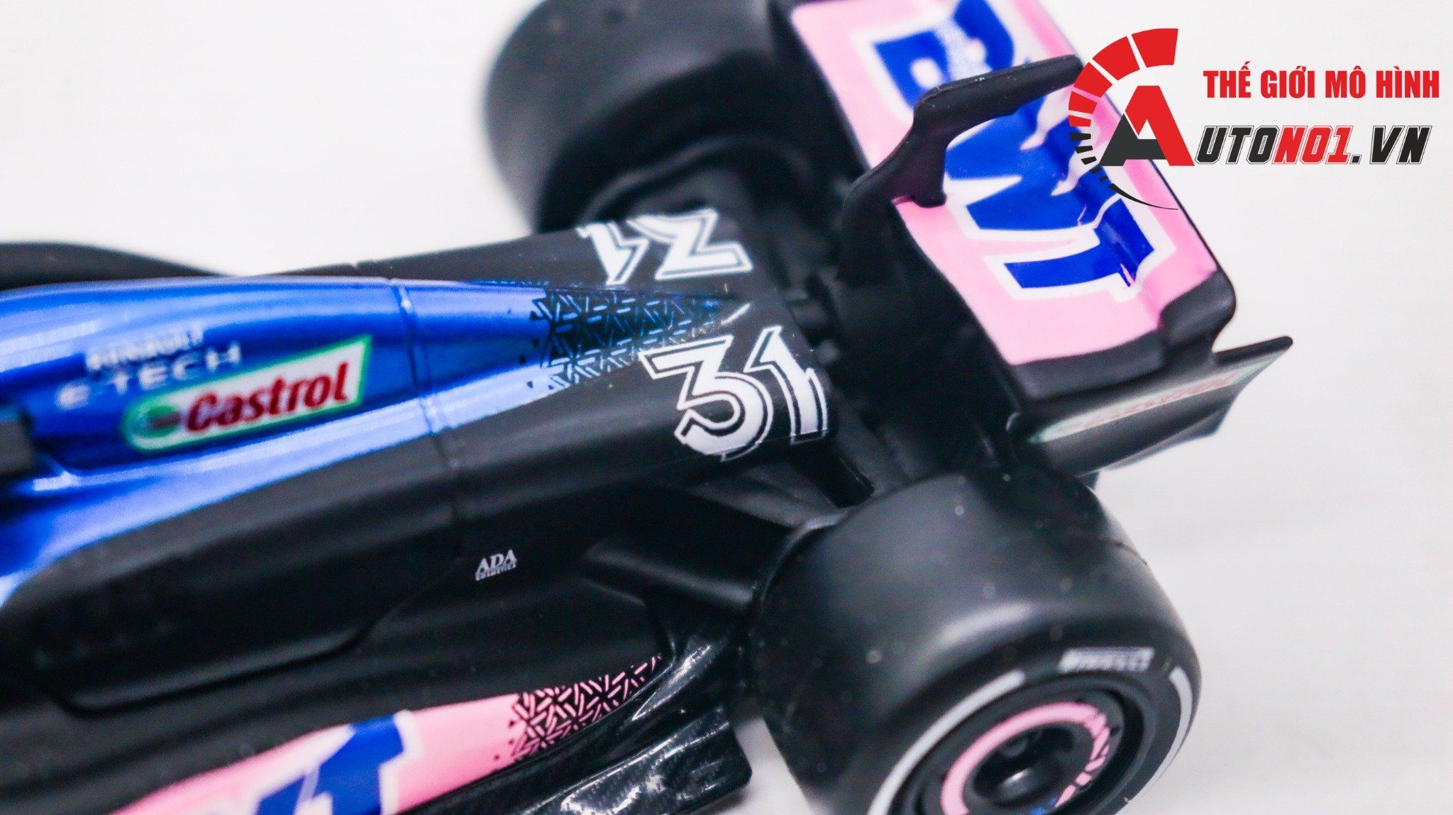 Mô hình xe đua BWT F1 2023 Alpine Alpine Racing Team #31 - #10 tỉ lệ 1:43 Bburago OT290 18-38172
