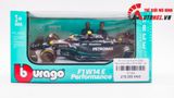  Mô hình xe đua F1 2023 Mercedes-Benz W14 #44 - #63 tỉ lệ 1:43 Bburago OT289 