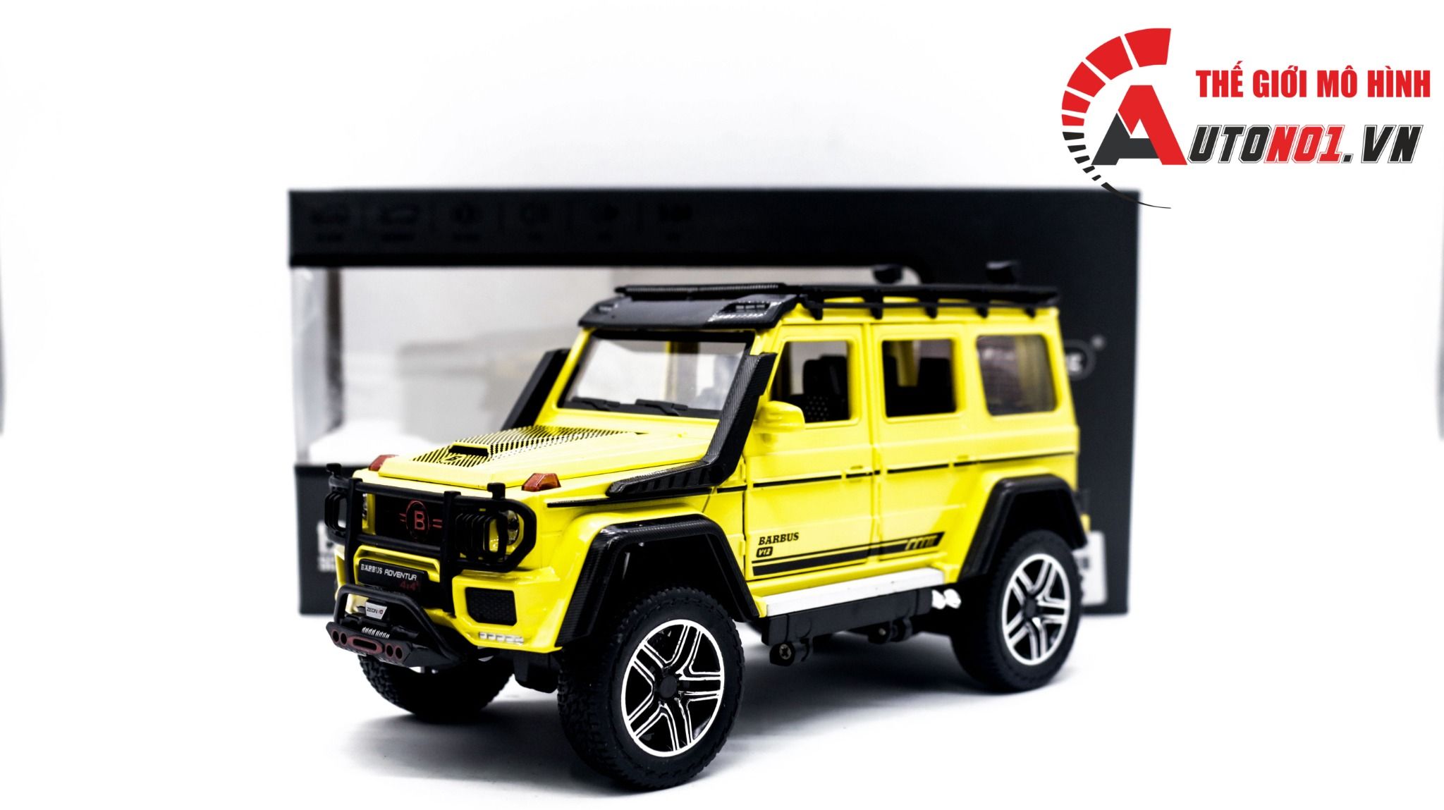 Mô hình xe Mercedes G550 Brabus Adventure 4x4 1:24 Jinlifang OT153