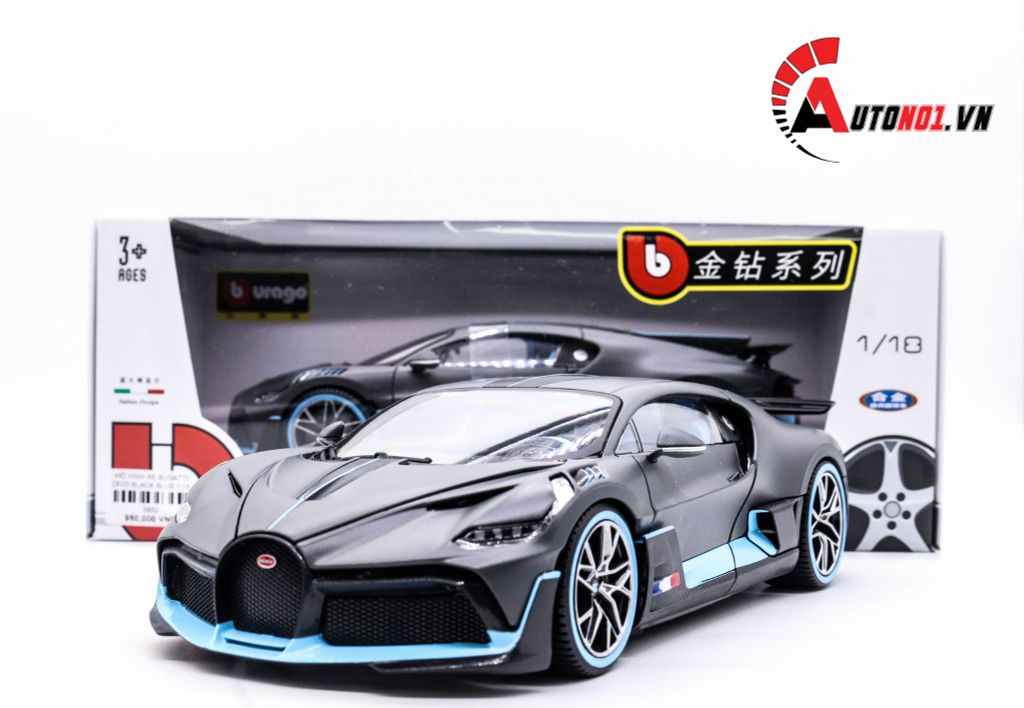 MÔ HÌNH XE BUGATTI DIVO 1:18 BBURAGO 5852