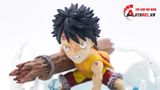  Mô hình nhân vật Onepiece Luffy cầm cột thuyền trên nước có đèn 13cm FG200 