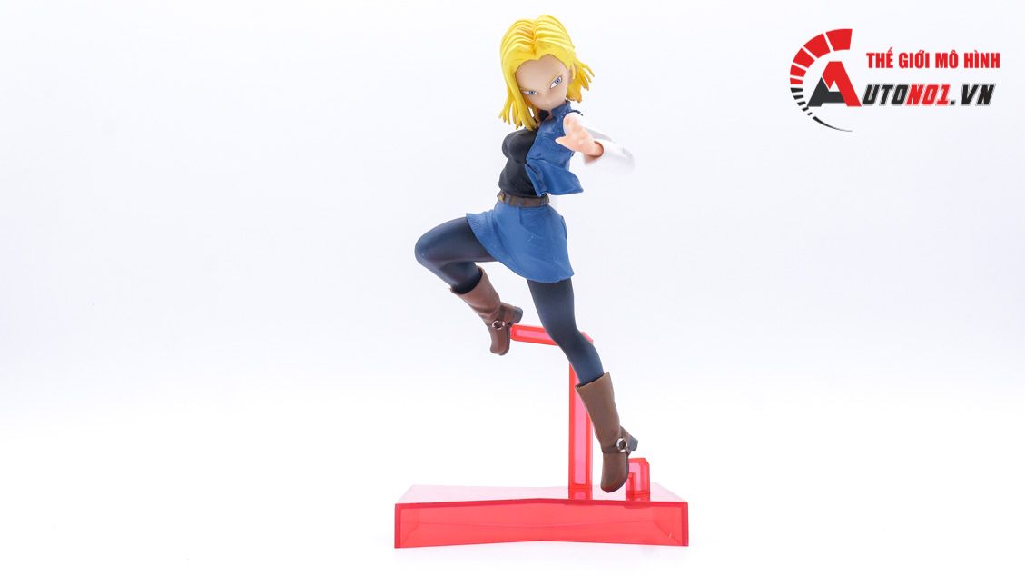  Mô hình nhân vật Dragonball Android 18 16cm đế clear FG230 