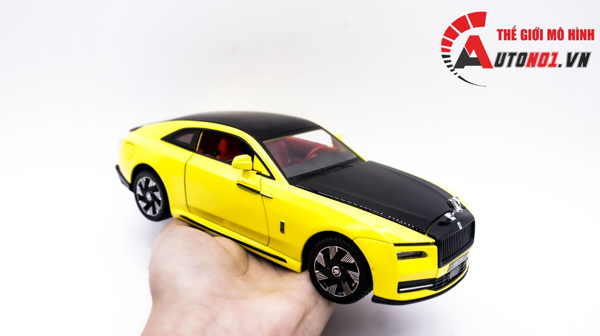  Mô hinh xe Rolls Royce Spectre full open - đánh lái được tỉ lệ 1:24 Newao OT312 