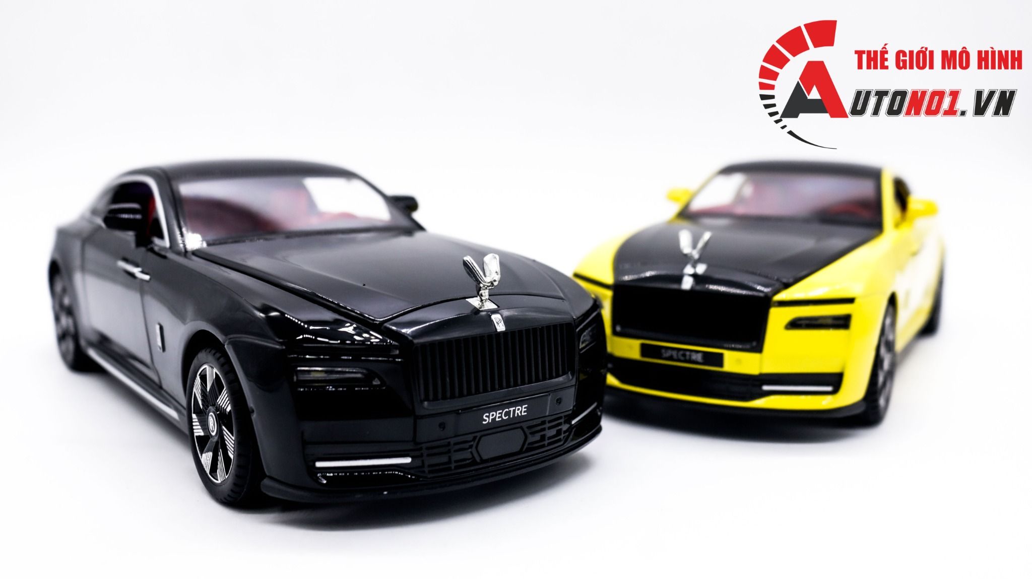  Mô hinh xe Rolls Royce Spectre full open - đánh lái được tỉ lệ 1:24 Newao OT312 