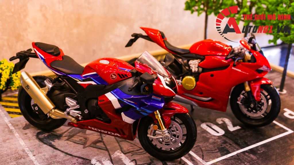 MÔ HÌNH XE DUCATI 1199 PANIGALE 2011 RED 1:12 MAISTO 2222