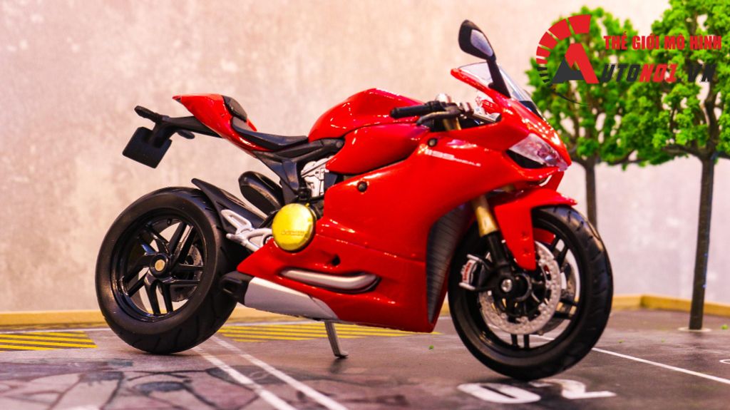 MÔ HÌNH XE DUCATI 1199 PANIGALE 2011 RED 1:12 MAISTO 2222