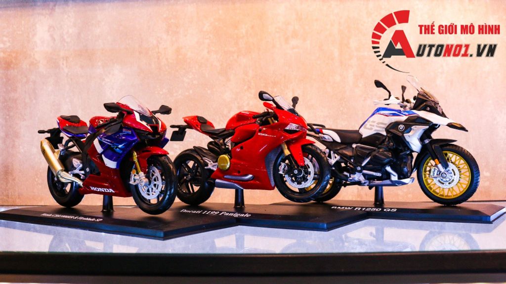 MÔ HÌNH XE DUCATI 1199 PANIGALE 2011 RED 1:12 MAISTO 2222