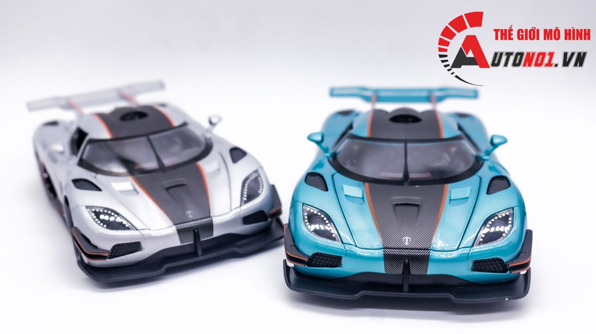Mô hình xe ô tô Koenigsegg One:1 mở full open - đánh lái được tỉ lệ 1:24 Newao OT313