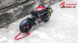  Mô hình xe cao cấp Ducati 1199 Panigale Cafe Racer grey cao cấp độ nồi khô ghi đông mâm căm 1:12 Tamiya D201 