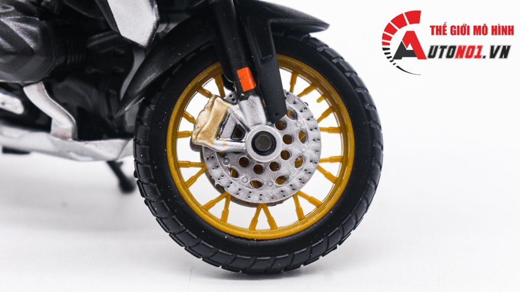 MÔ HÌNH XE BMW R1250 GS WHITE 1:18 MAISTO 8009