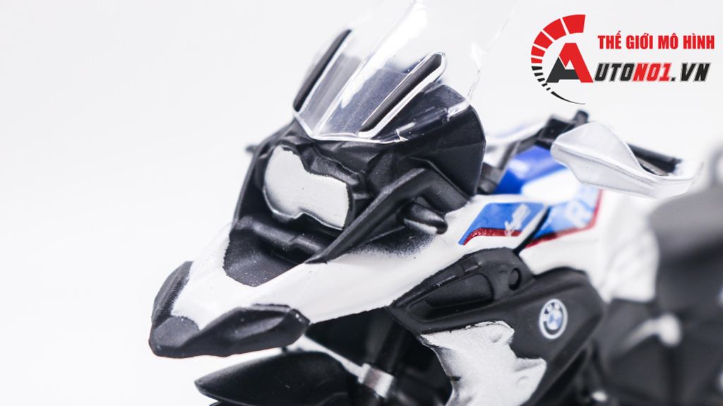 MÔ HÌNH XE BMW R1250 GS WHITE 1:18 MAISTO 8009