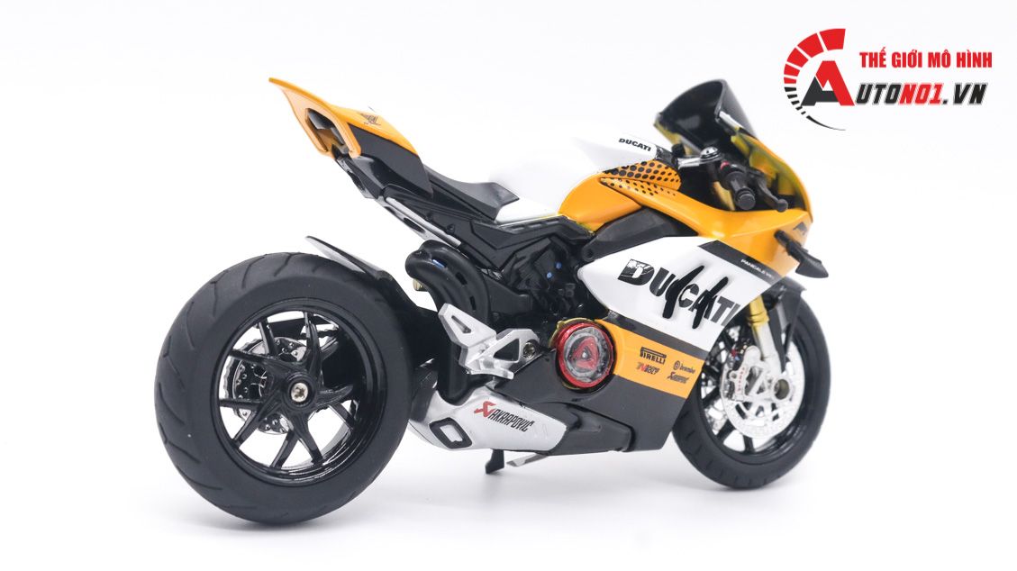  Mô hình xe độ Ducati panigale V4S Mpr Concept độ nồi tỉ lệ 1:12 Autono1 D223L 