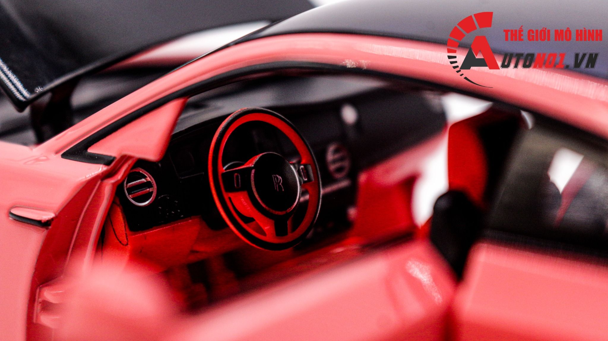Mô hinh xe Rolls Royce Spectre full open - đánh lái được tỉ lệ 1:24 Newao OT312