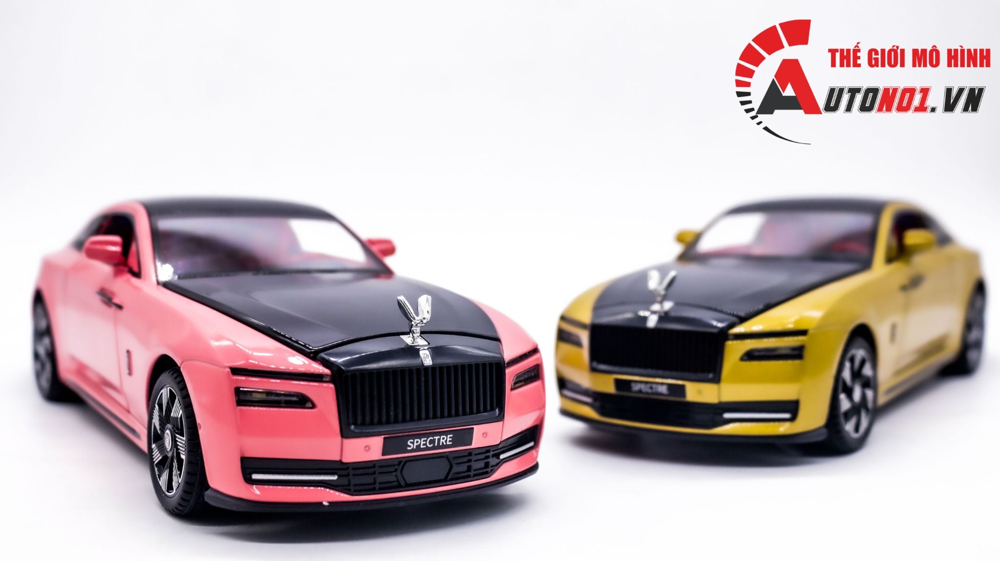  Mô hinh xe Rolls Royce Spectre full open - đánh lái được tỉ lệ 1:24 Newao OT312 