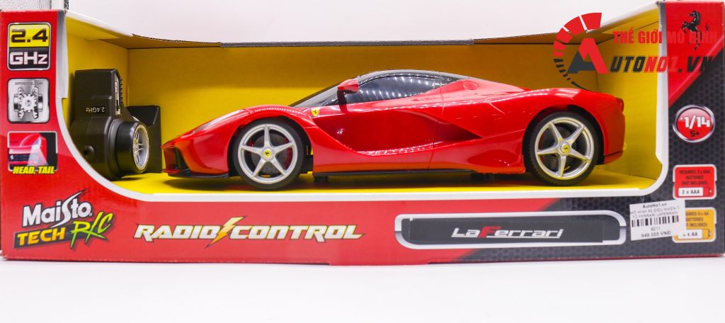 MÔ HÌNH XE ĐIỀU KHIỂN Ô TÔ FERRARI LAFERRARI 1:14 MAISTO 8011