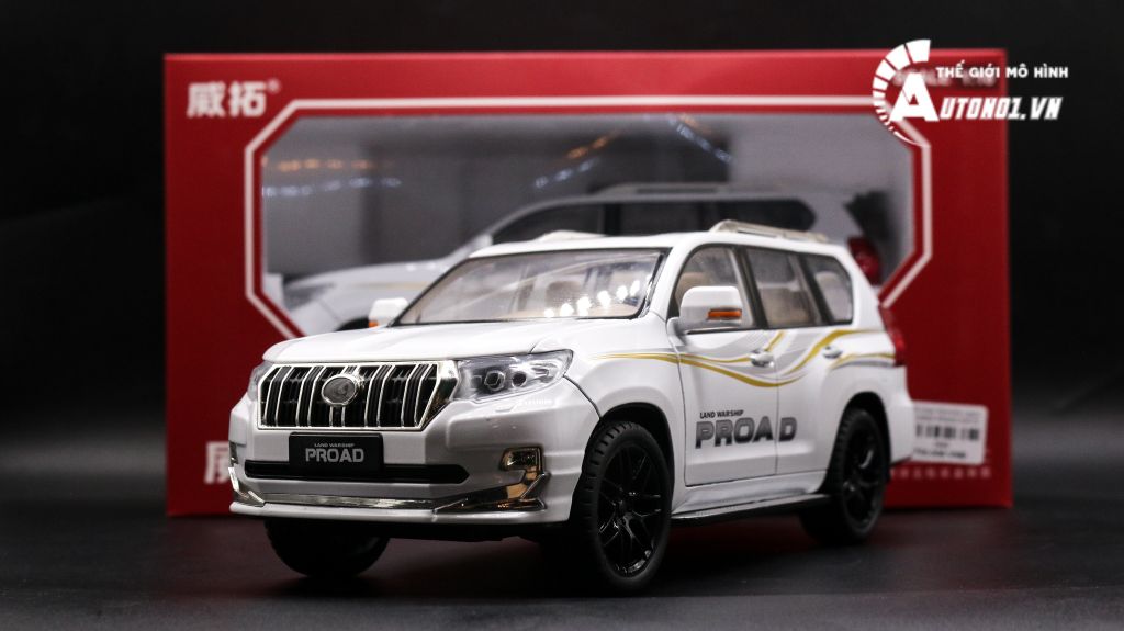 MÔ HÌNH TOYOTA LAND CRUISER PRADO 1:18 WEITUG 7846