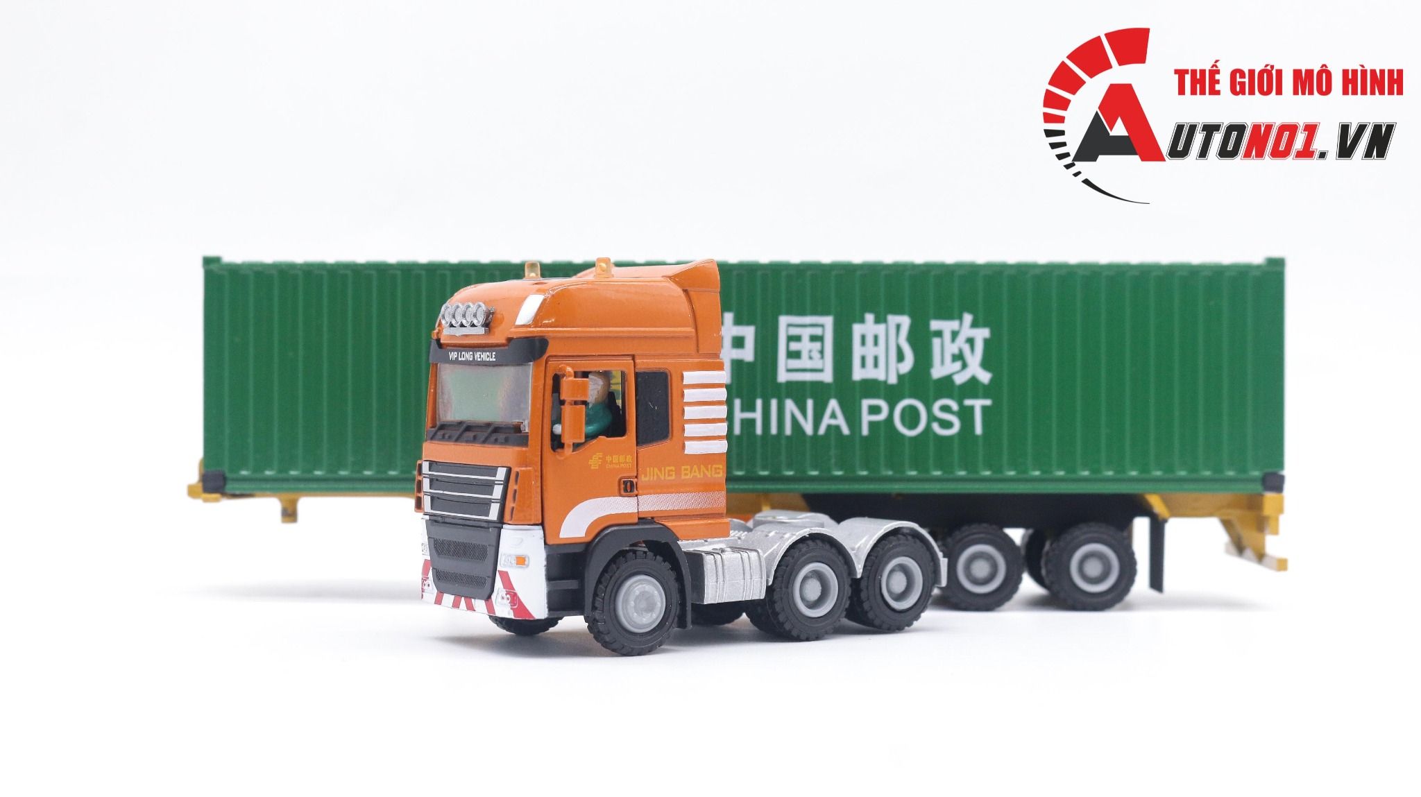  Xe mô hình container chở hàng 1:50 jingbang 7877 