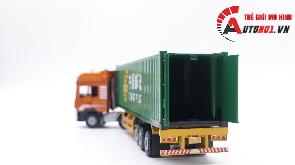 MÔ HÌNH XE CONTAINER CHỞ HÀNG 1:50 JINGBANG 7877A