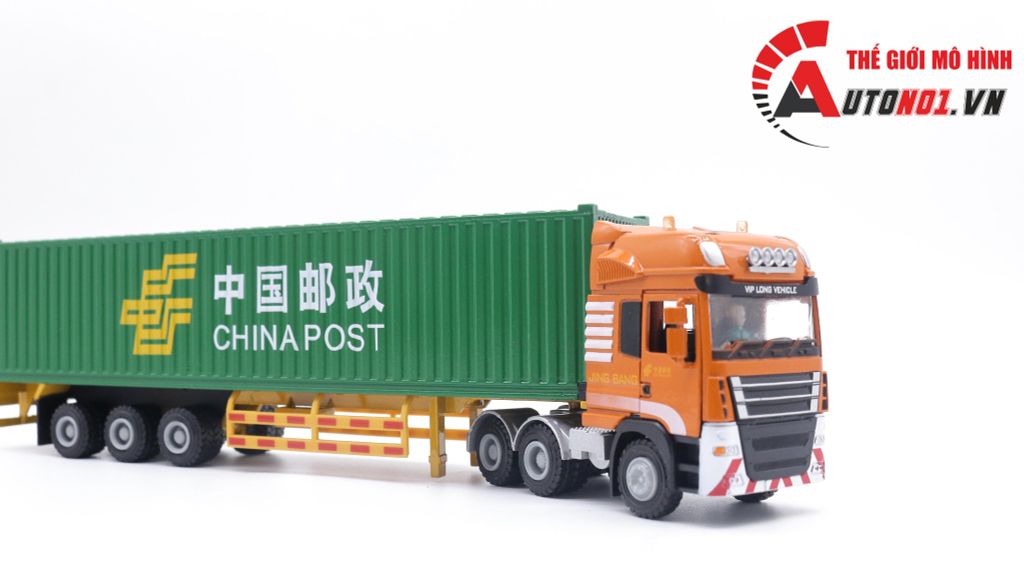 MÔ HÌNH XE CONTAINER CHỞ HÀNG 1:50 JINGBANG 7877A