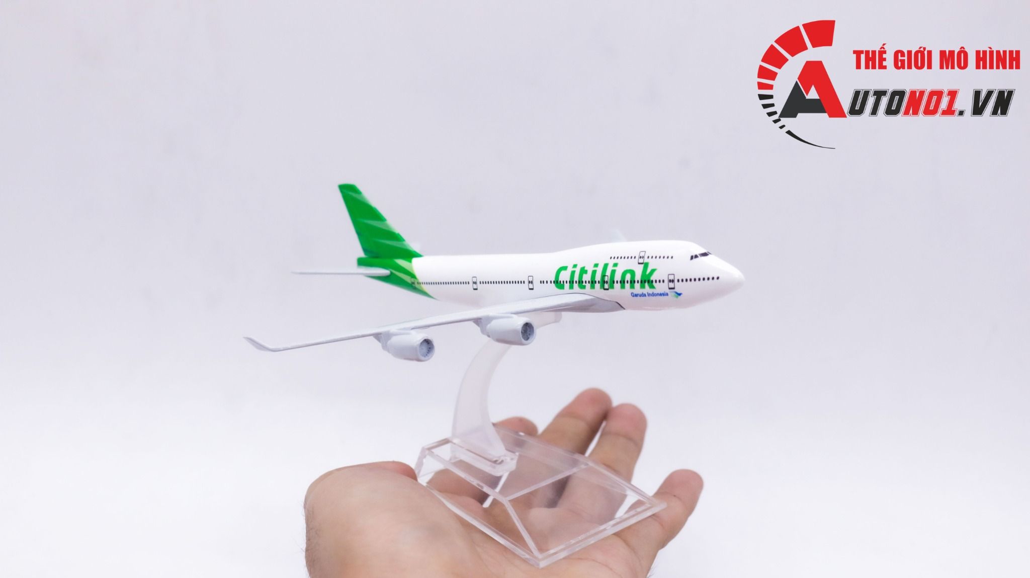 Mô hình máy bay Indonesia Citilink Airways Boeing B747 16cm MB16030