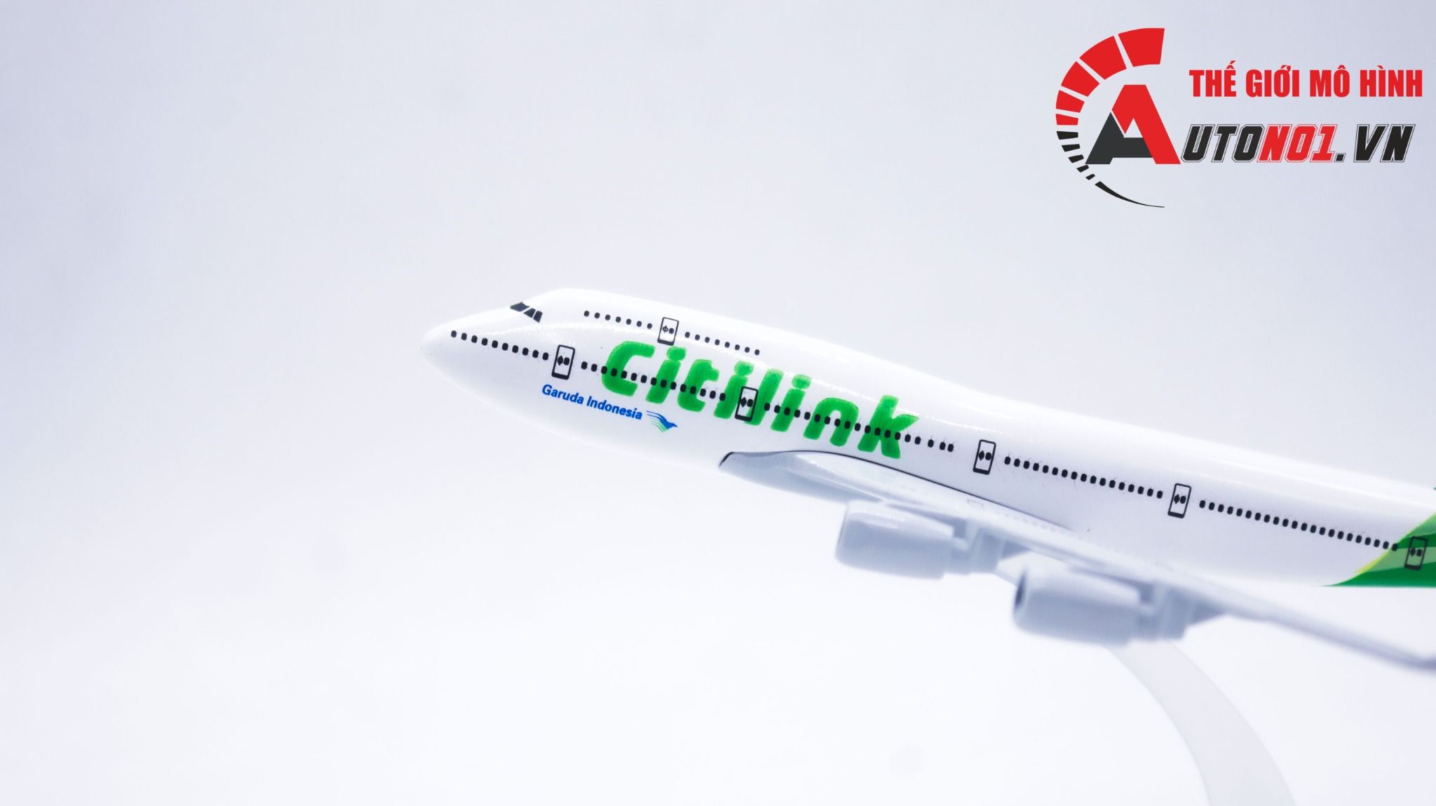 Mô hình máy bay Indonesia Citilink Airways Boeing B747 16cm MB16030