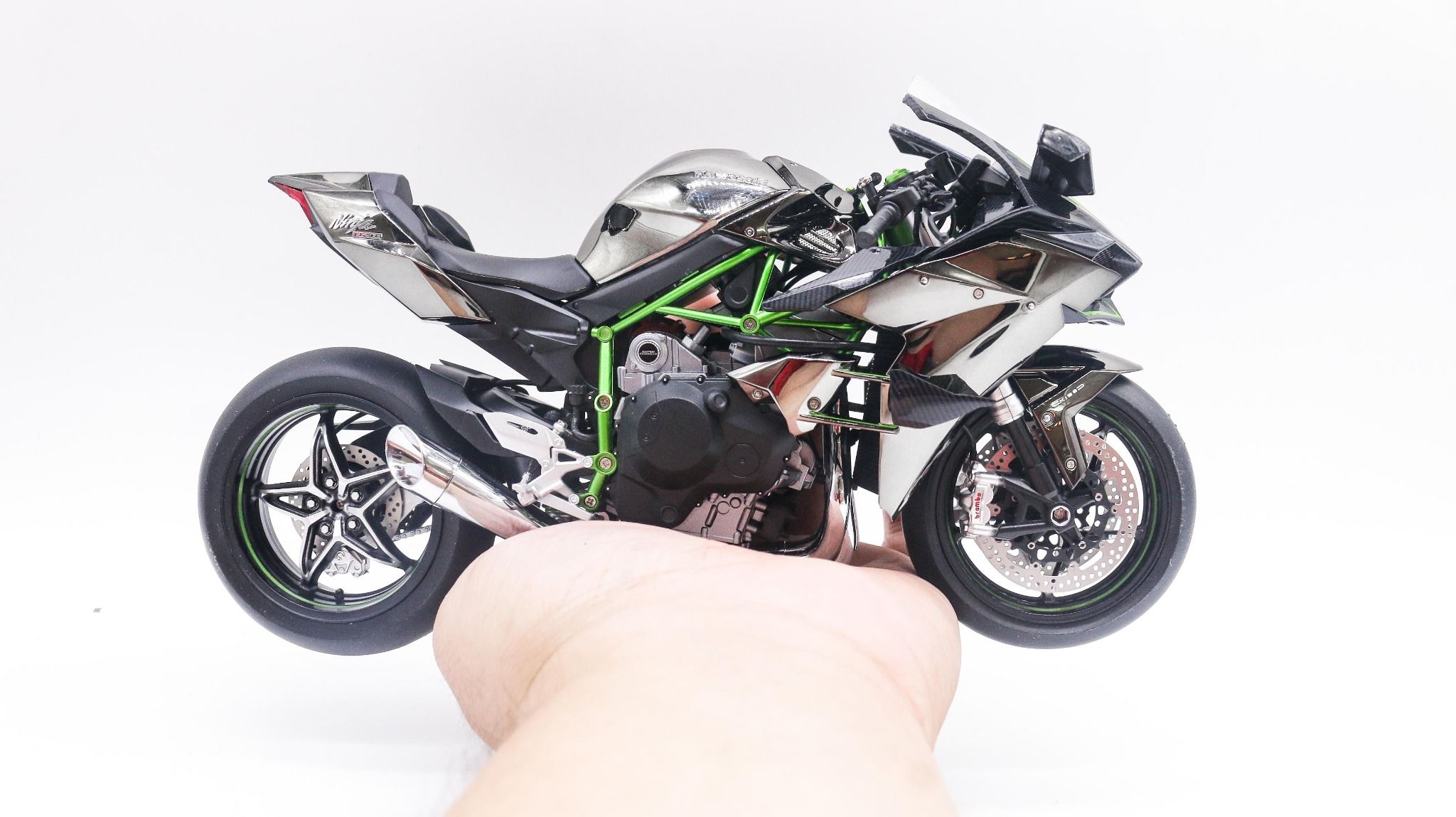  Mô hình xe cao cấp Kawasaki H2r Hoàn Thiện 1:9 Meng D230b 