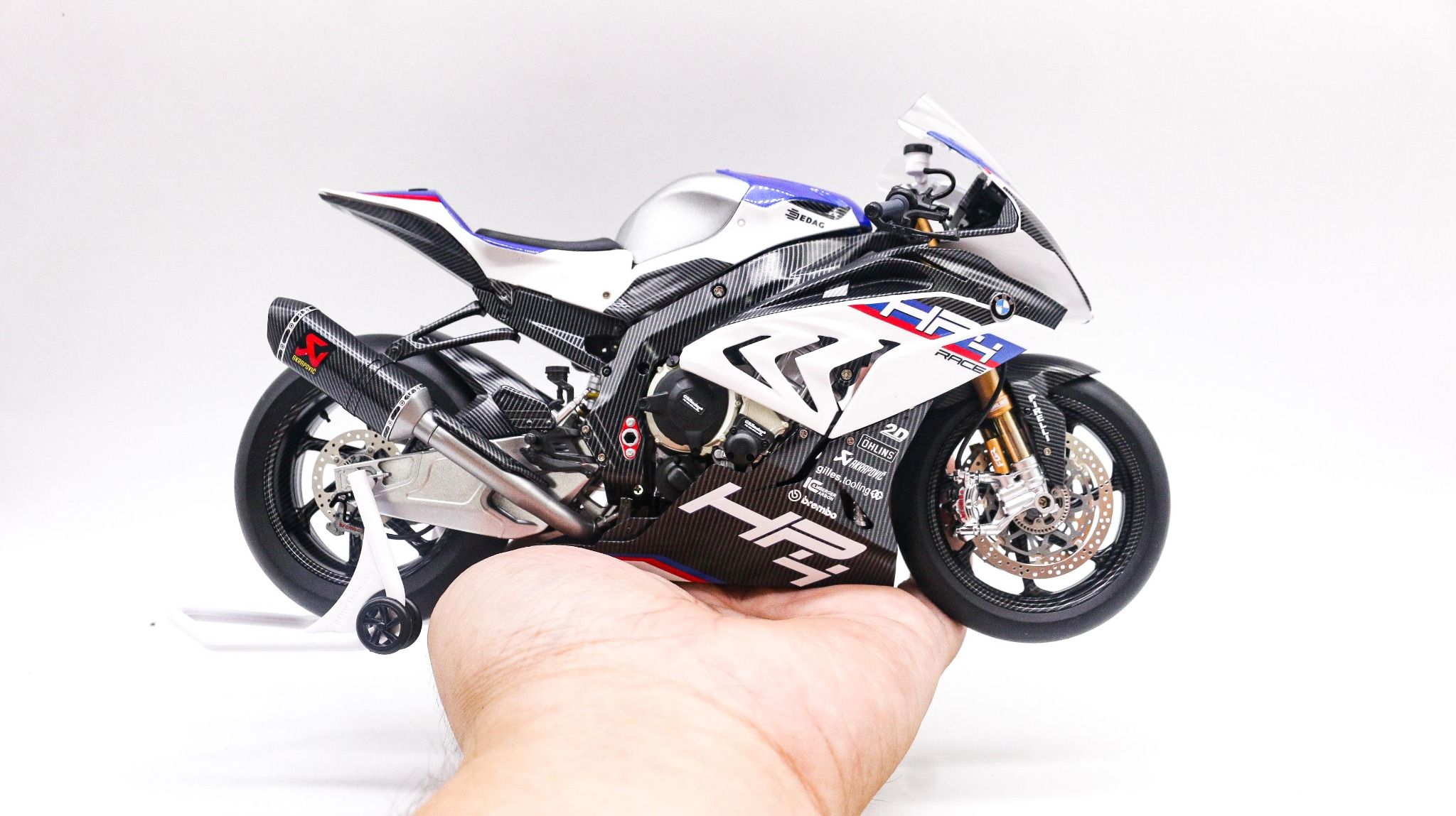  Mô hình xe cao cấp Bmw S1000 HP4 Race 1:9 Meng D230A 