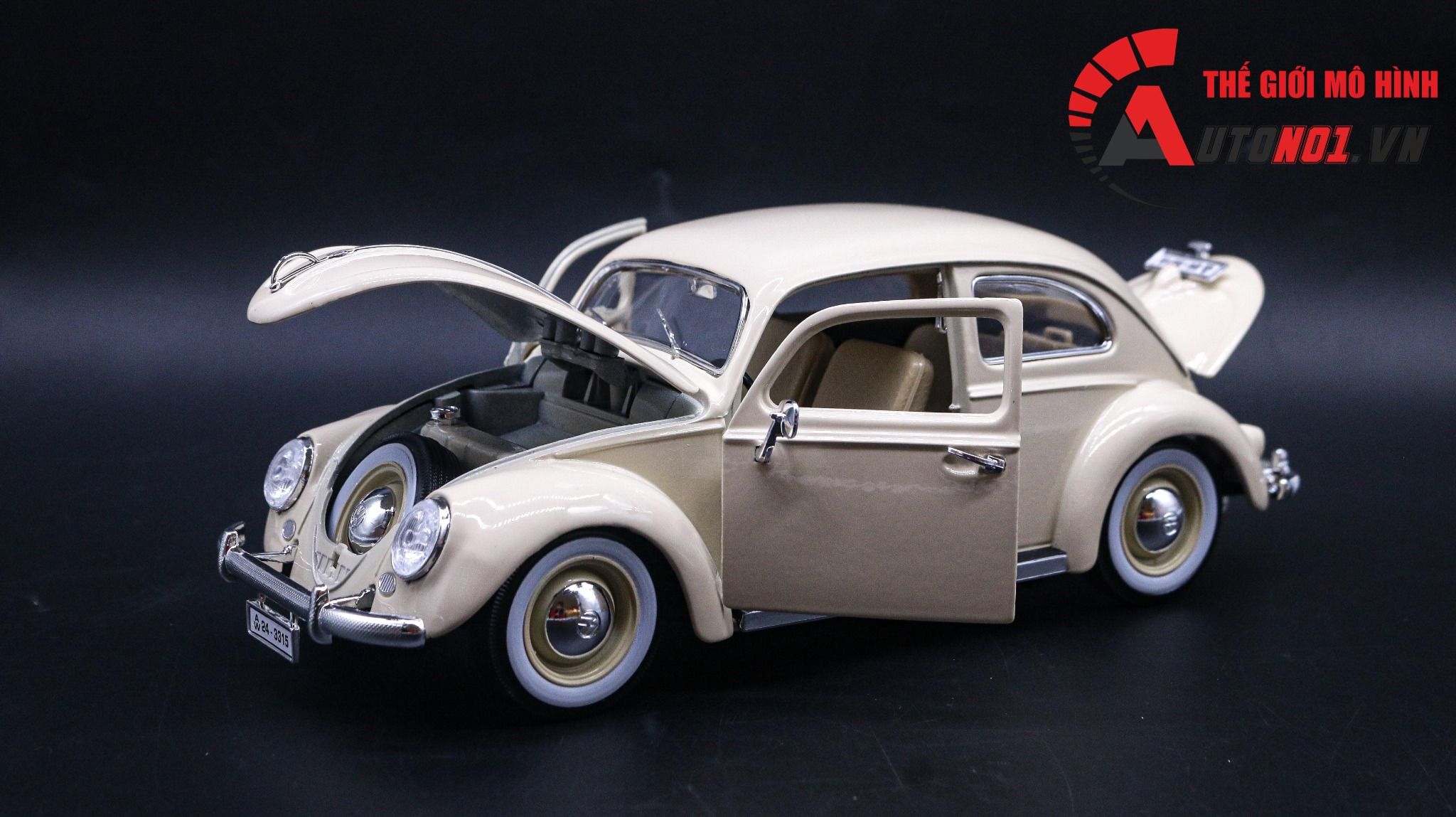  Mô hình xe Volkswagen 1955 Kafer Beetle 1:18 Bburago OT058 