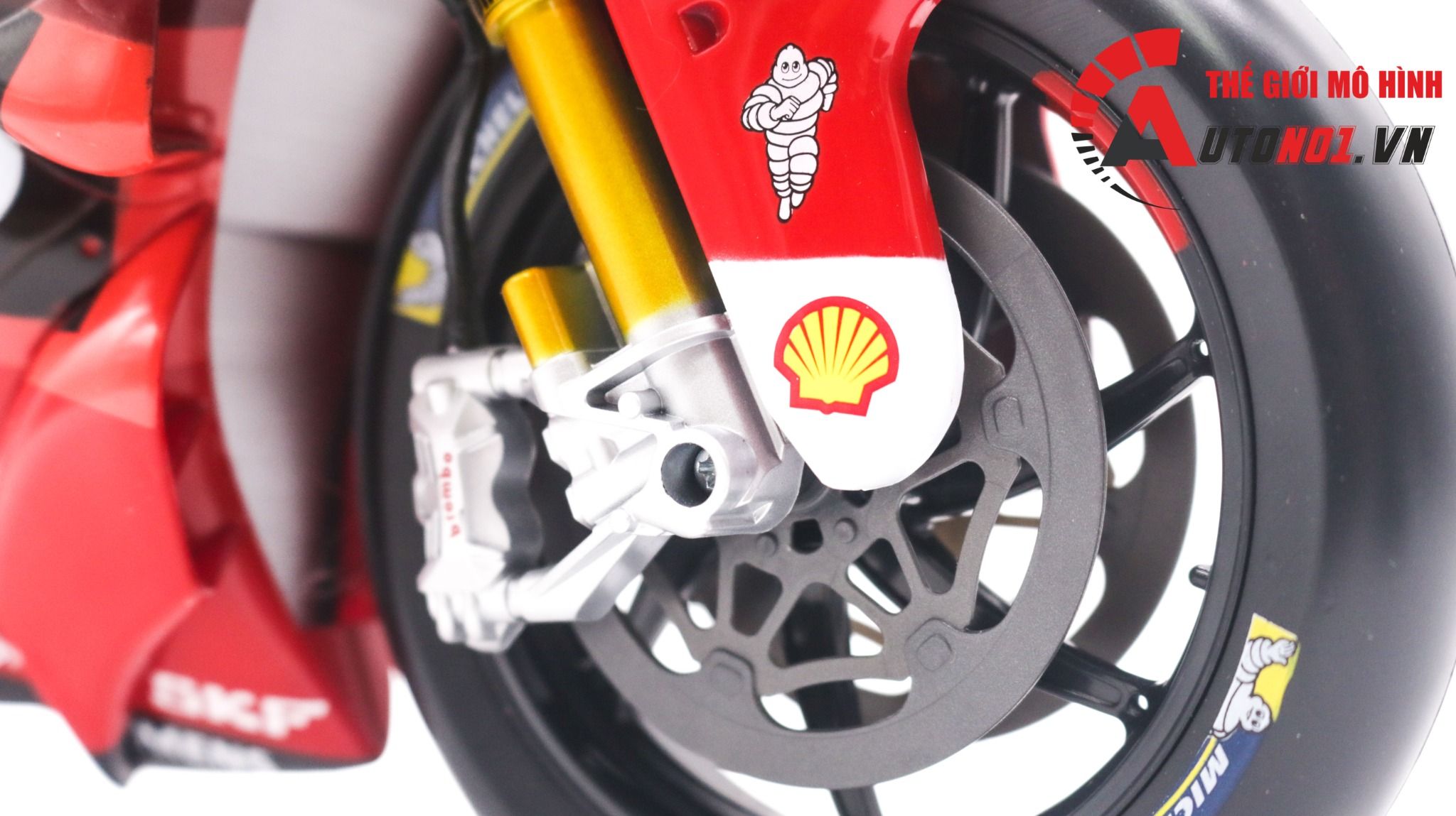 Mô hình xe mô tô Ducati Lenovo Racing Team 2022 tỉ lệ 1:6 Maisto 32229 MT048