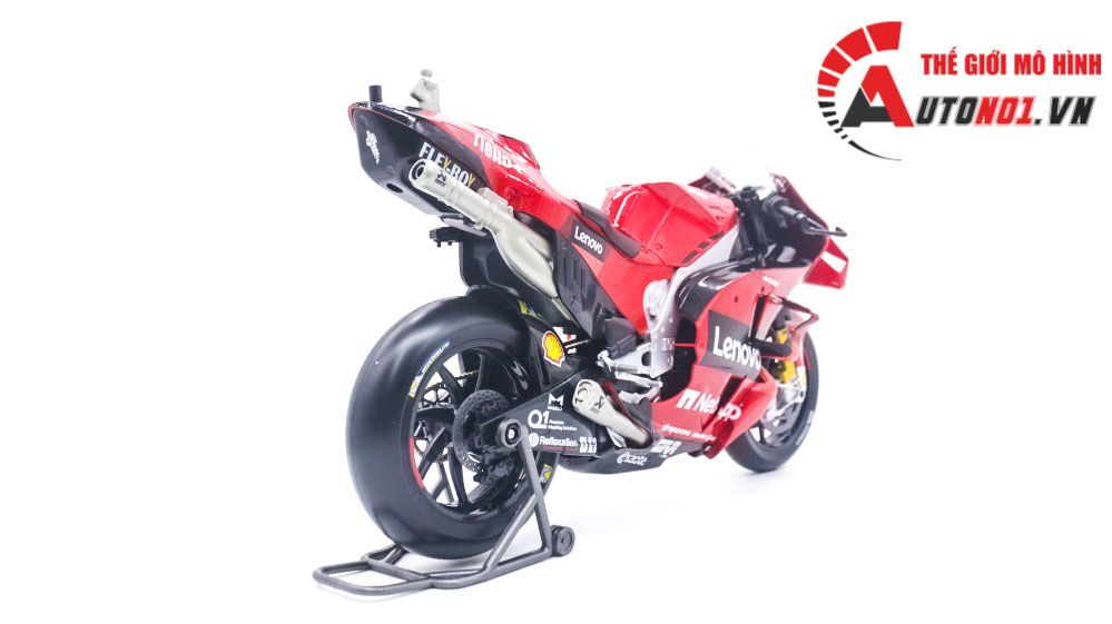 Mô hình xe mô tô Ducati Lenovo Racing Team 2022 tỉ lệ 1:6 Maisto 32229 MT048