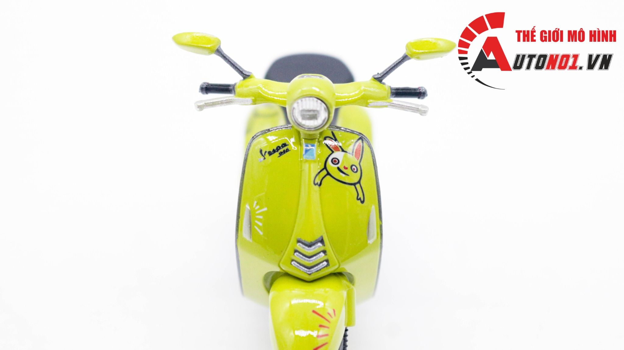  Mô hình xe Vespa 946 custom version Angry Birds 2023 tỉ lệ 1:18 Autono1 Welly 