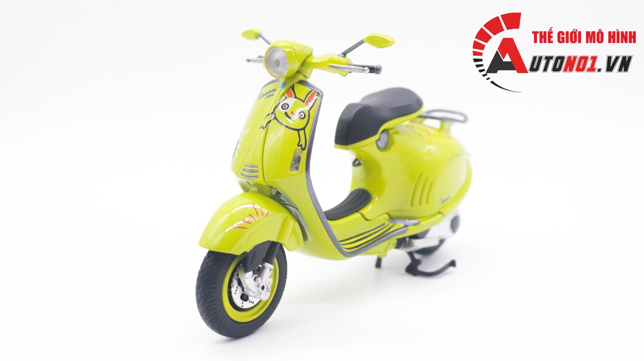  Mô hình xe Vespa 946 custom version Angry Birds 2023 tỉ lệ 1:12 Autono1 Newray 