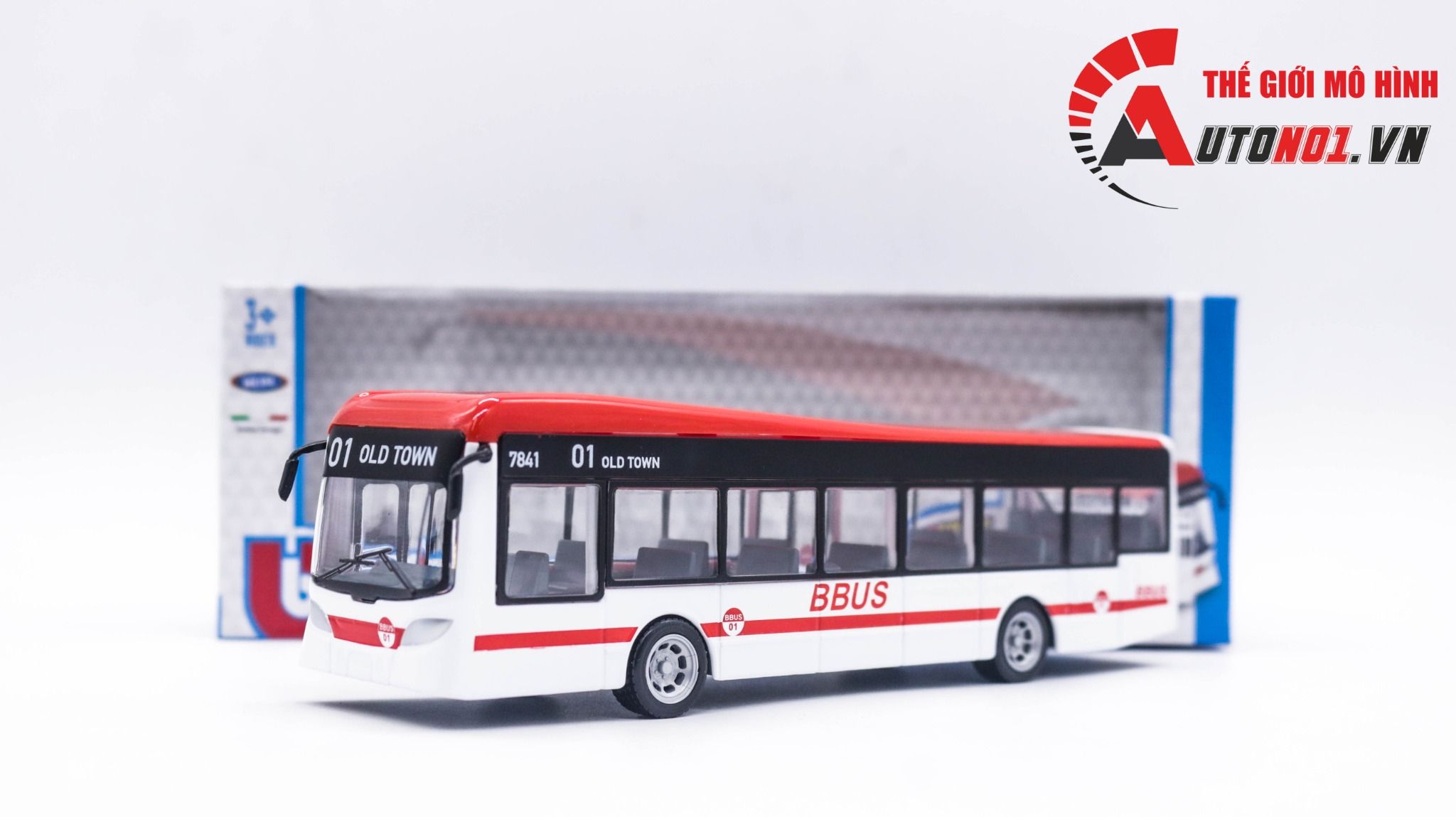 Mô hình xe bus 50 chỗ tỉ lệ 1:50 Bburago OT330