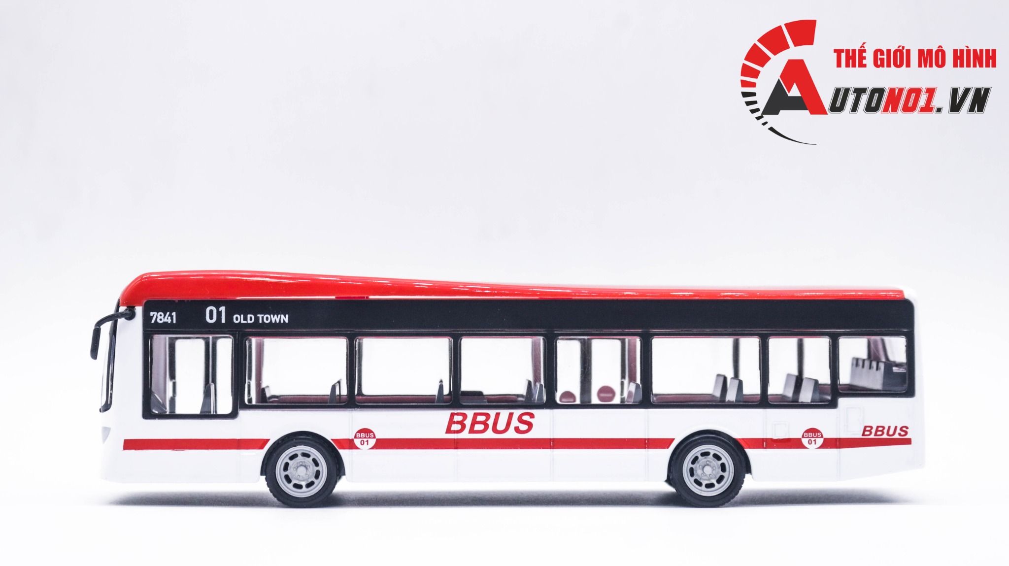  Mô hình xe bus 50 chỗ tỉ lệ 1:50 Bburago OT330 