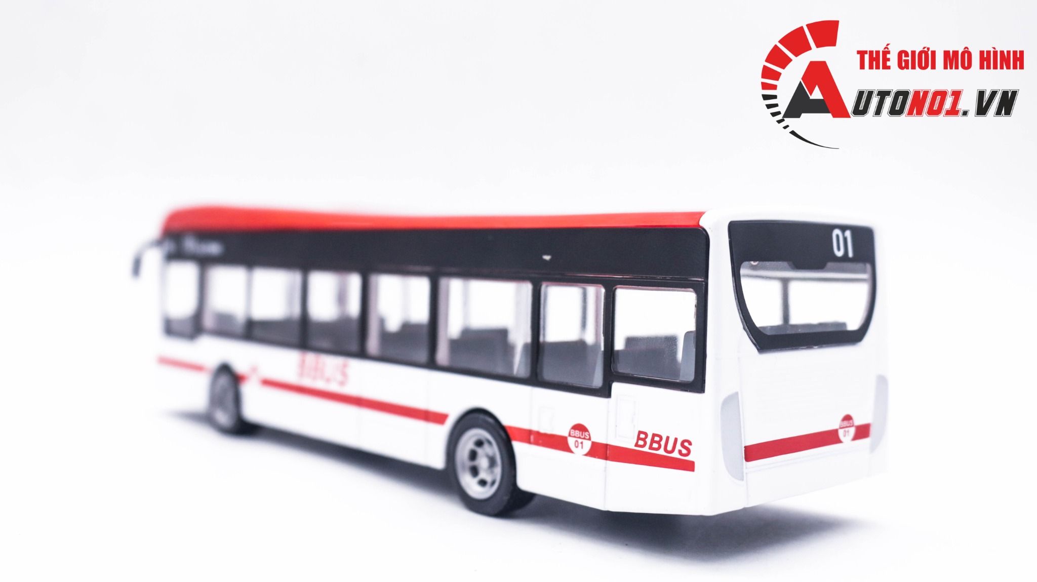  Mô hình xe bus 50 chỗ tỉ lệ 1:50 Bburago OT330 