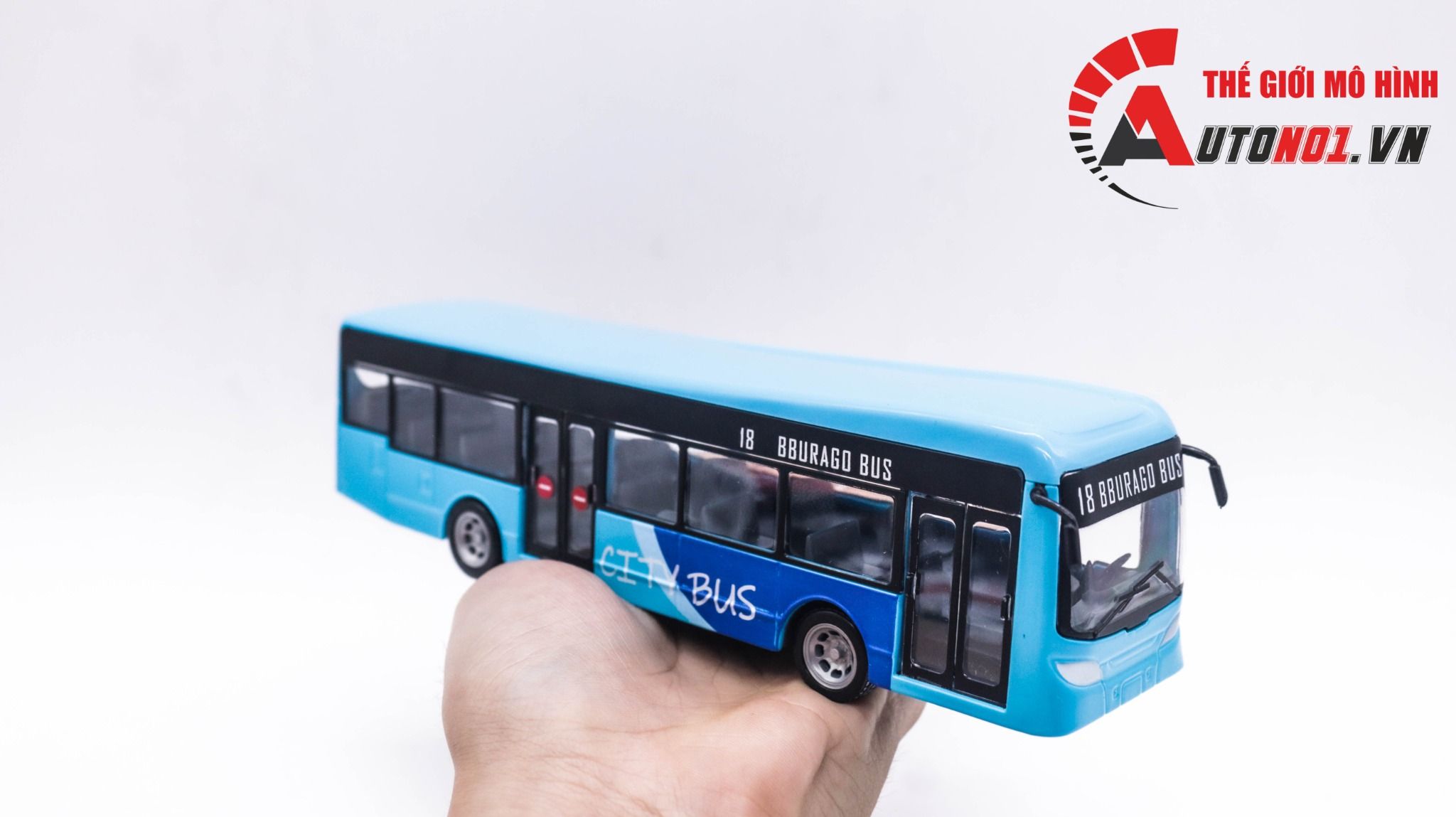  Mô hình xe bus 50 chỗ tỉ lệ 1:50 Bburago OT330 