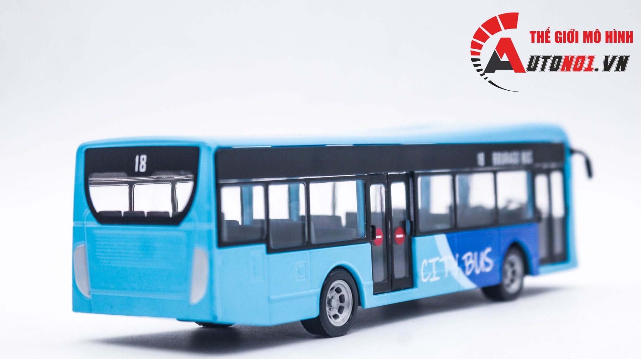  Mô hình xe bus 50 chỗ tỉ lệ 1:50 Bburago OT330 