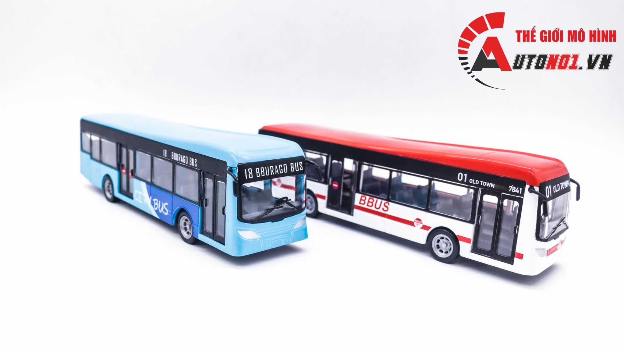  Mô hình xe bus 50 chỗ tỉ lệ 1:50 Bburago OT330 