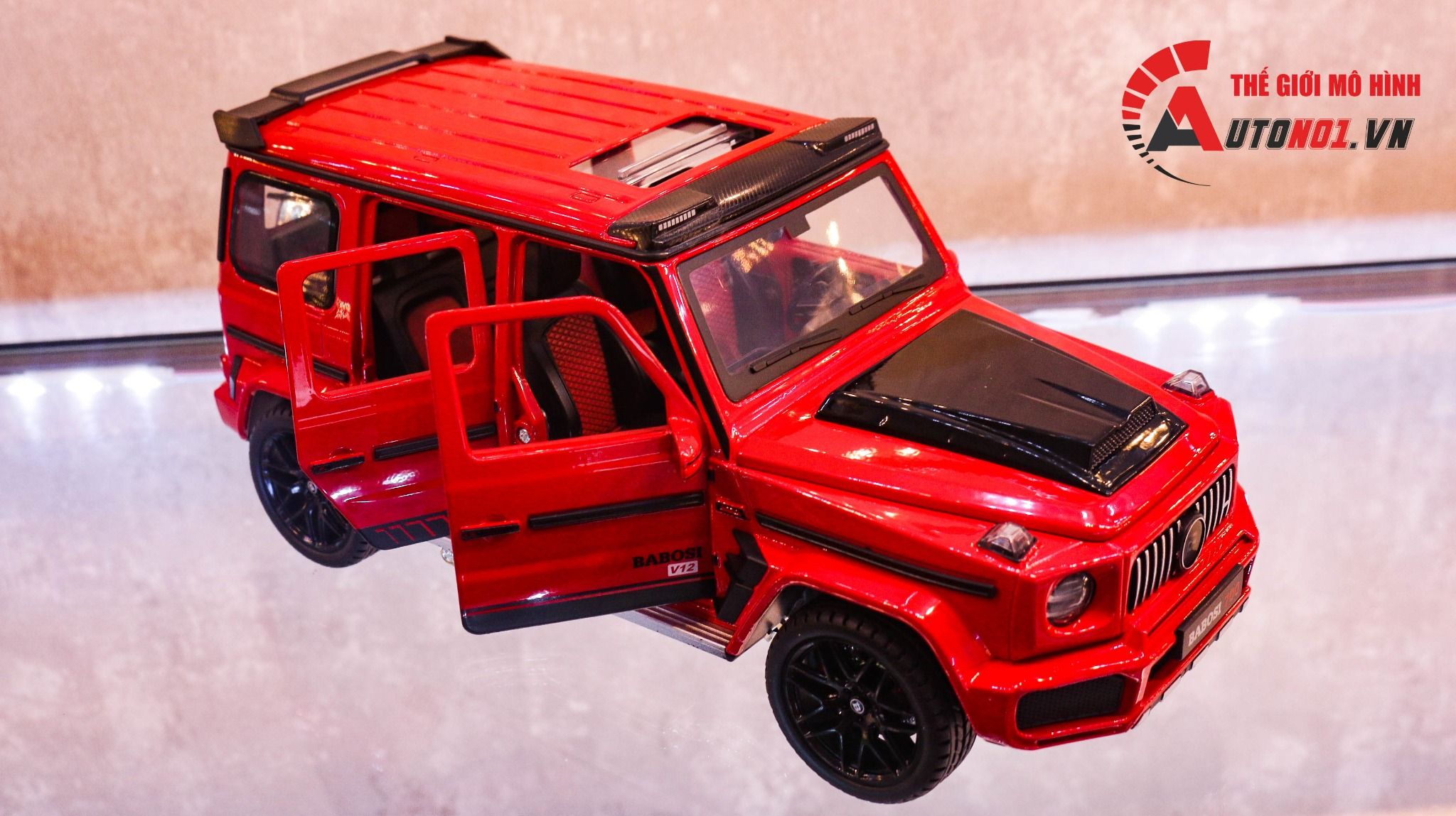  Mô hình xe Mercedes-Brabus G700 1:18 Weitug 7829 