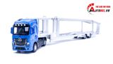  Mô hình xe đầu kéo chở xe truck trailer Mecedes Benz Actros có đầu kim loại 41x6x8cm tỉ lệ 1:36 8231 