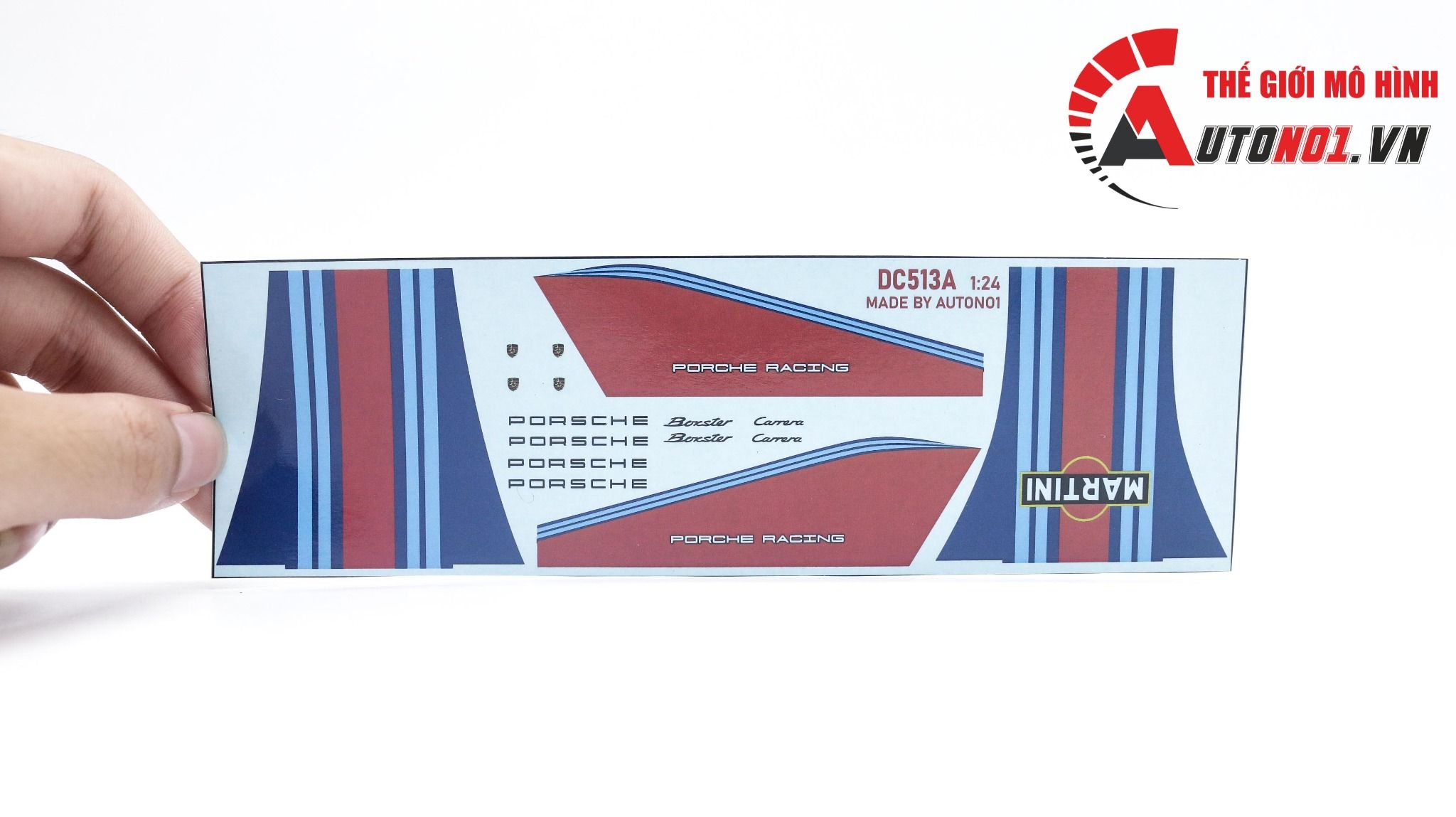 Decal nước độ Martini cho Porsche Boxster - CaRRera DC513