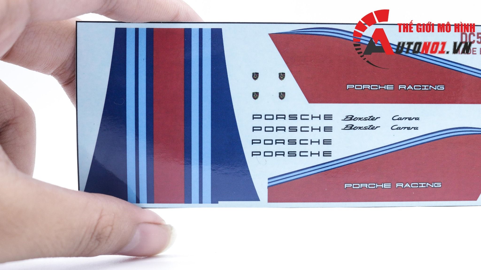 Decal nước độ Martini cho Porsche Boxster - CaRRera DC513