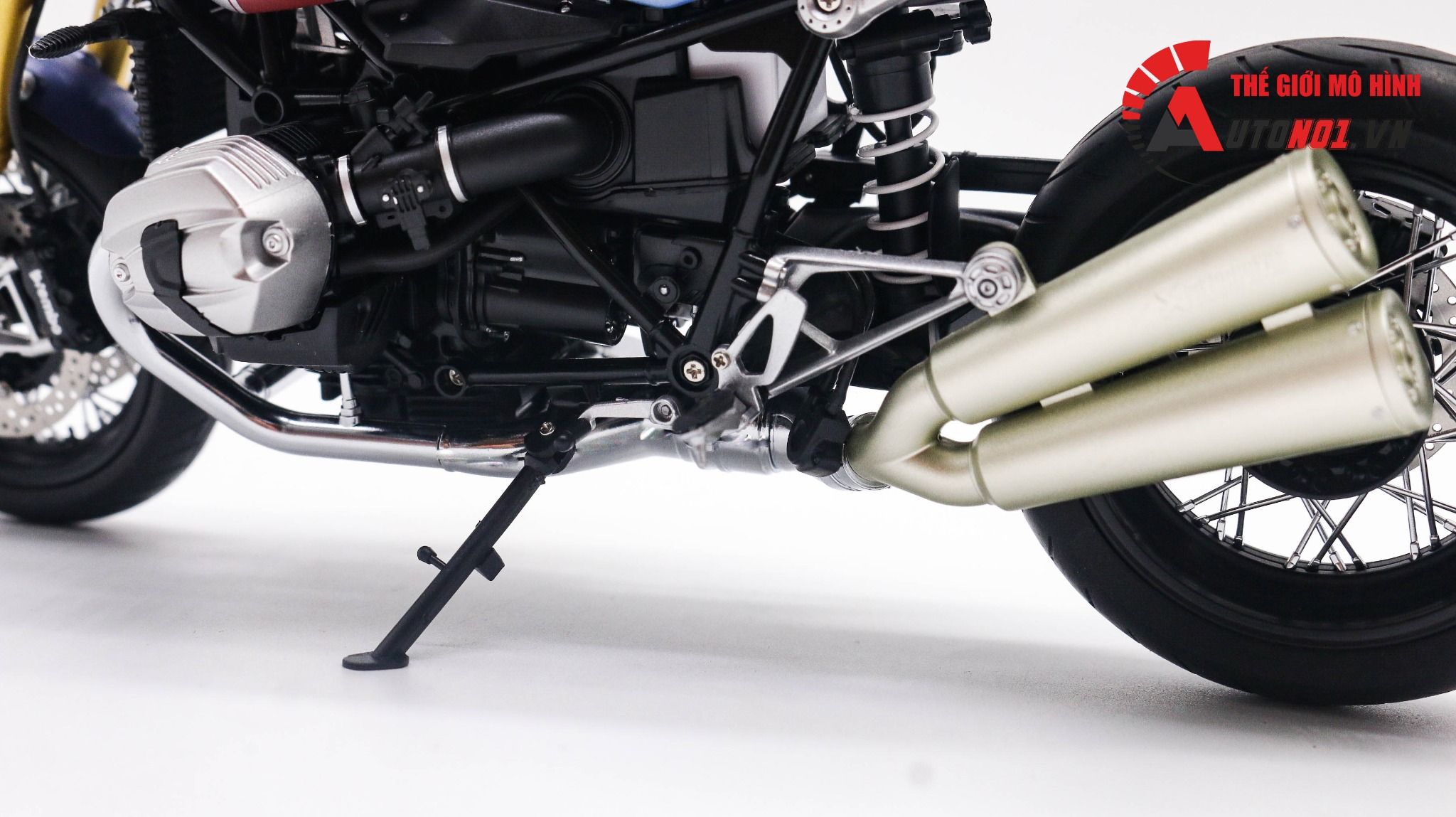 Mô hình xe cao cấp Bmw R Nine T R9t Version 719 Hoàn Thiện Tỉ Lệ 1:9 Meng D230d