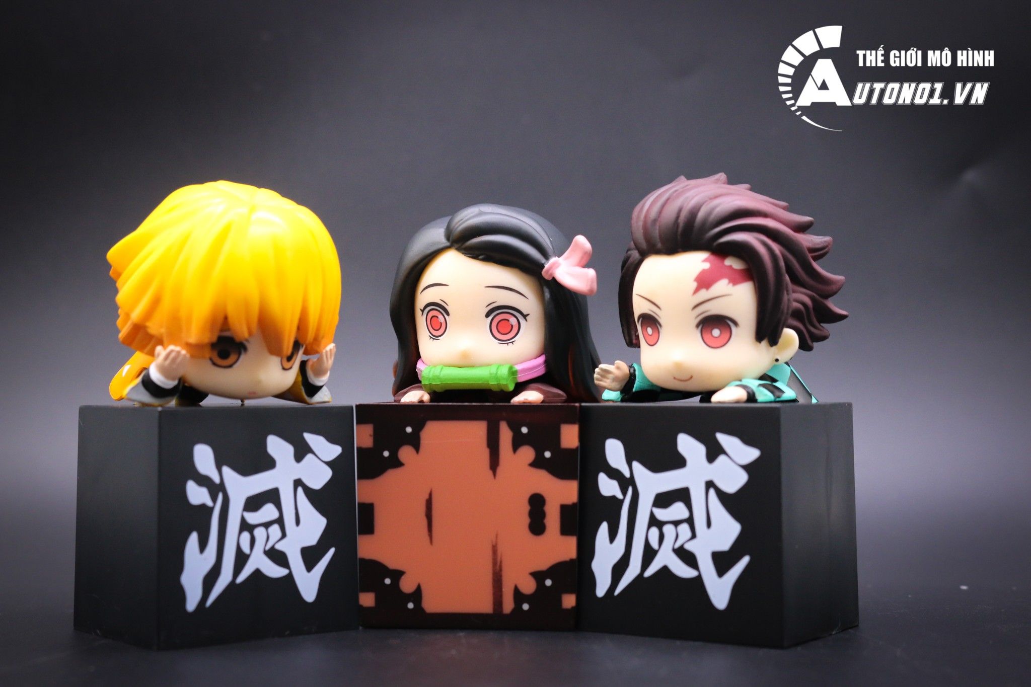  Mô hình nhân vật Kimetsu No Yaiba Set 3 Con 10cm 7044 