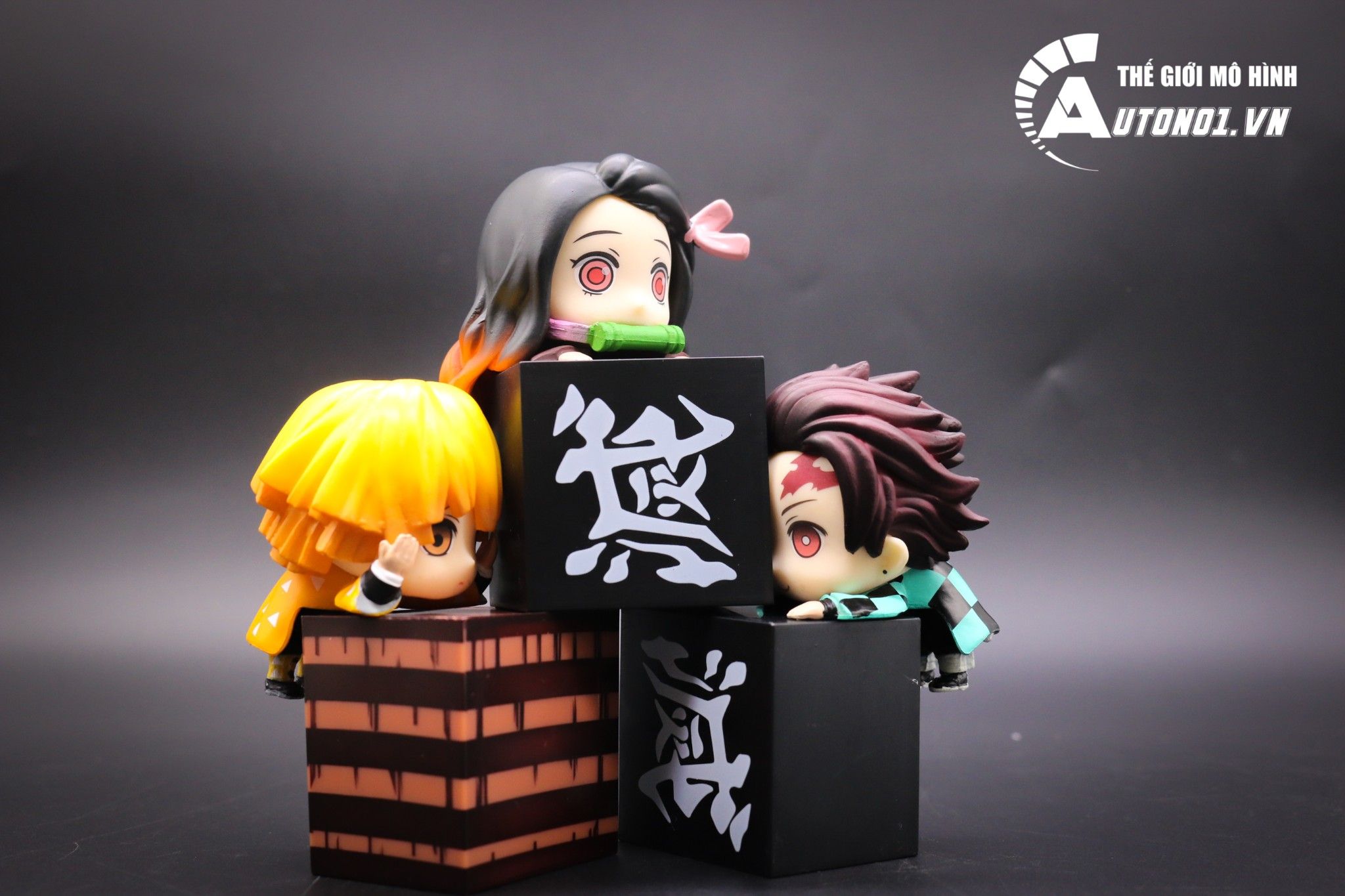  Mô hình nhân vật Kimetsu No Yaiba Set 3 Con 10cm 7044 