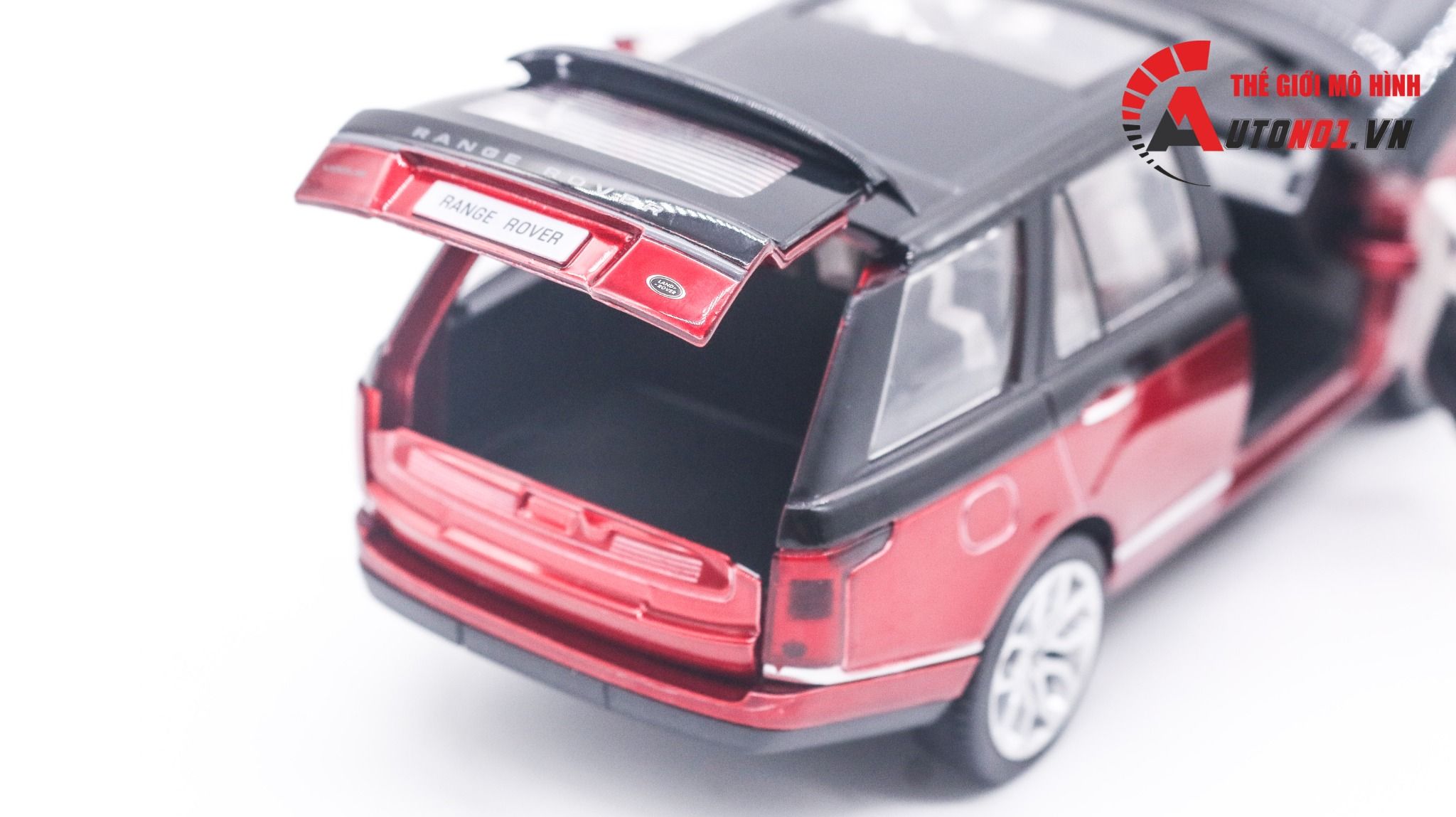 Mô hình xe Range Rover Land Rover mở được 2 cửa, nắp capo và cốp 1:24 CCA Coolchicauto OT008