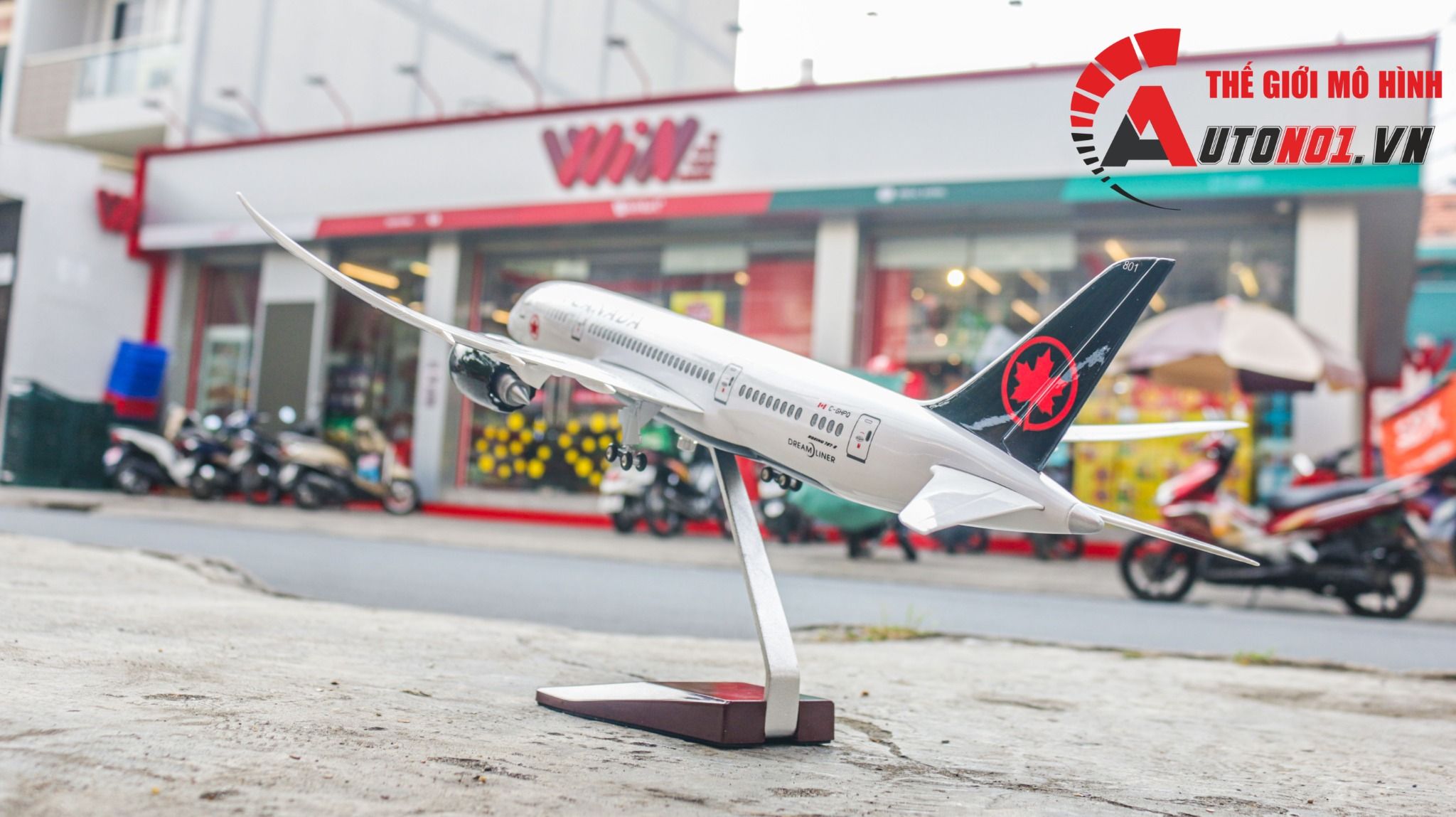Mô hình máy bay dân dụng Canada Airlines Boeing B787 kích thước 47cm MB47041