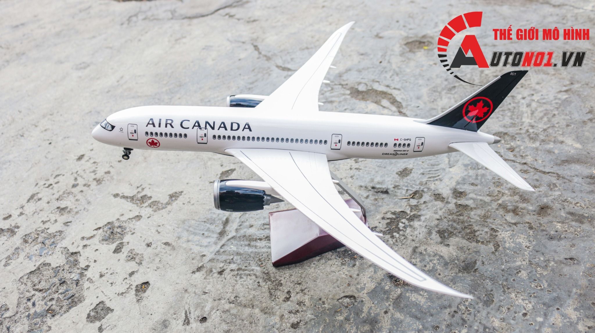 Mô hình máy bay dân dụng Canada Airlines Boeing B787 kích thước 47cm MB47041