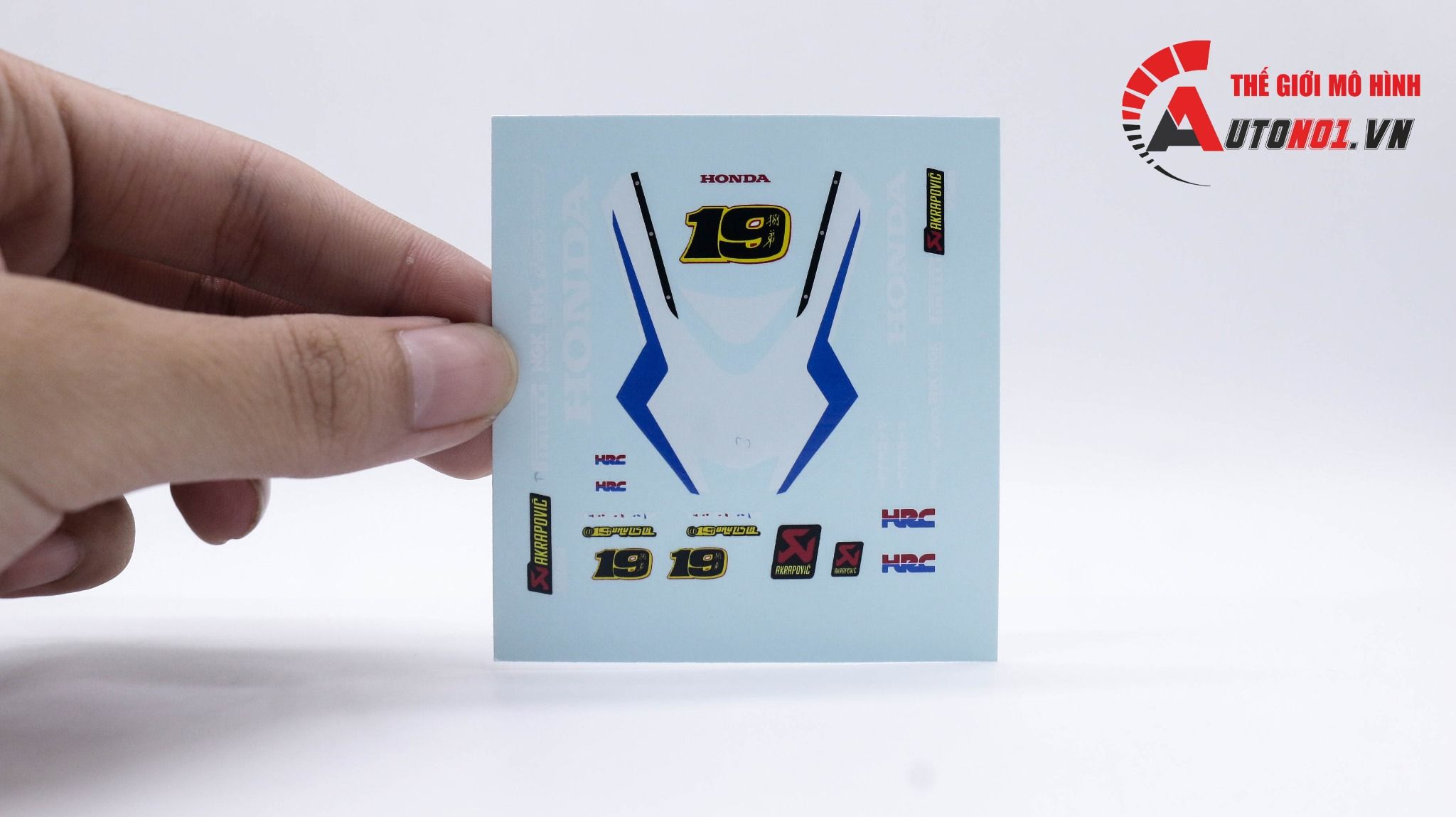  Decal nước Honda CBR1000RR 1:12 DC091 