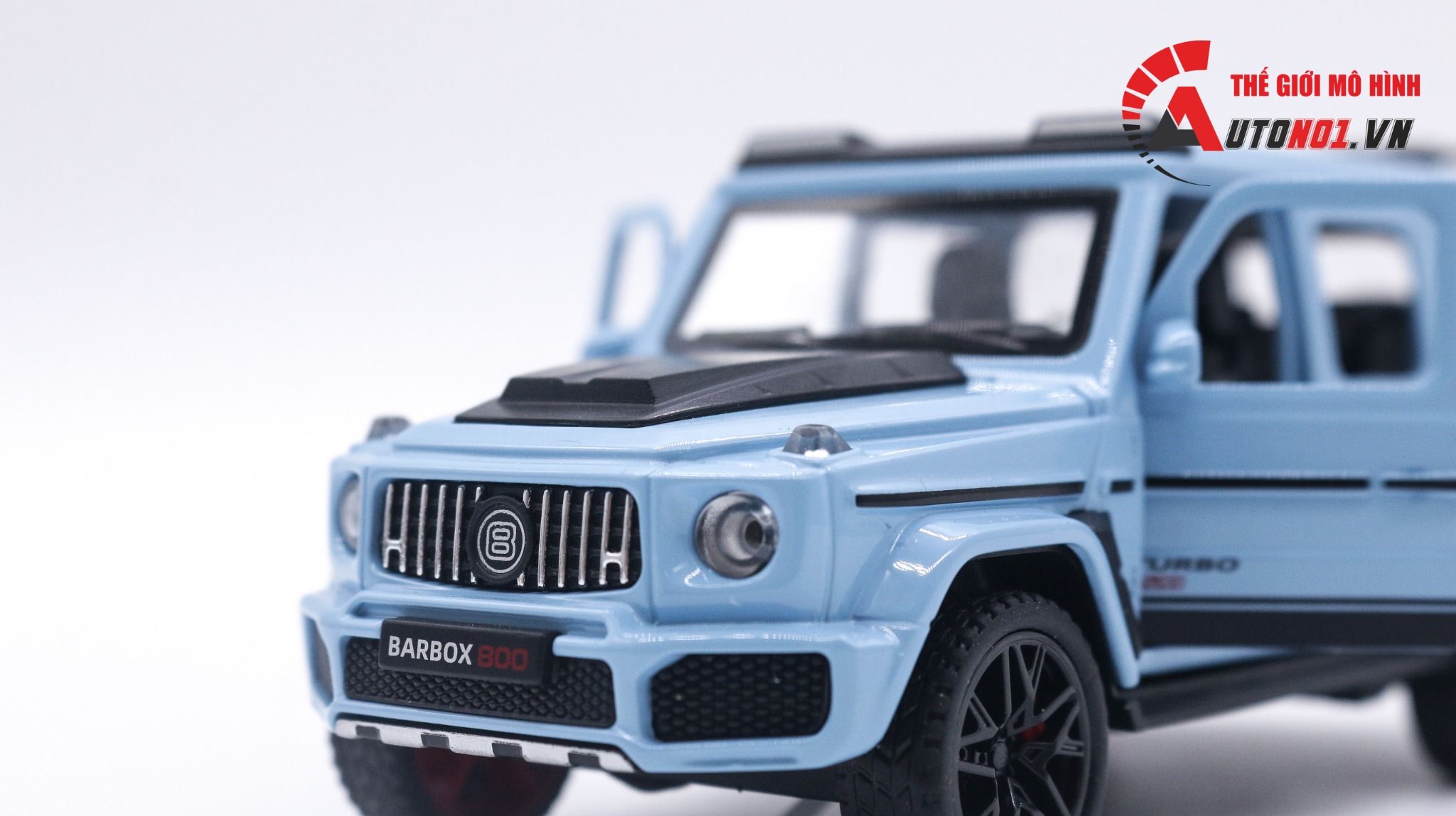  Mô hình xe Mercedes Benz Brabus G800 có đế - có âm thanh - có đèn tỉ lệ 1:36 JIAYE MODEL OT018 